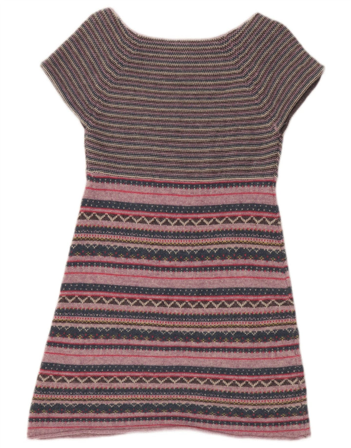 White Stuff Γυναικείο Jumper Φόρεμα UK 8 Μικρό πολύχρωμο ριγέ