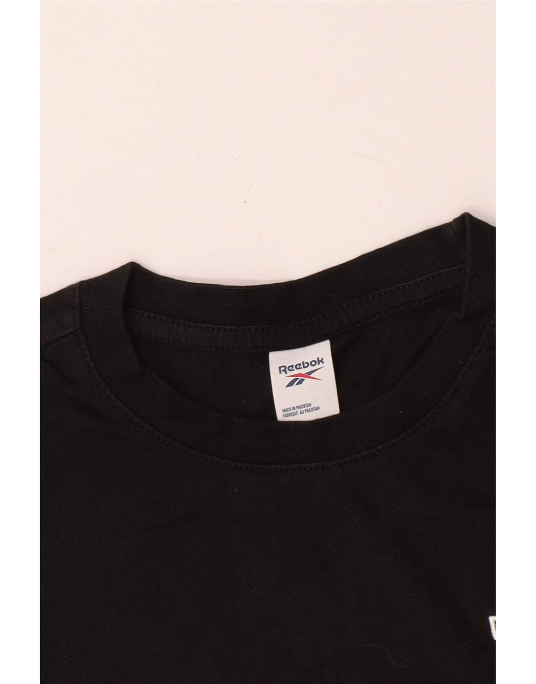 Ανδρικό T-Shirt Reebok Top XS Μαύρο βαμβακερό