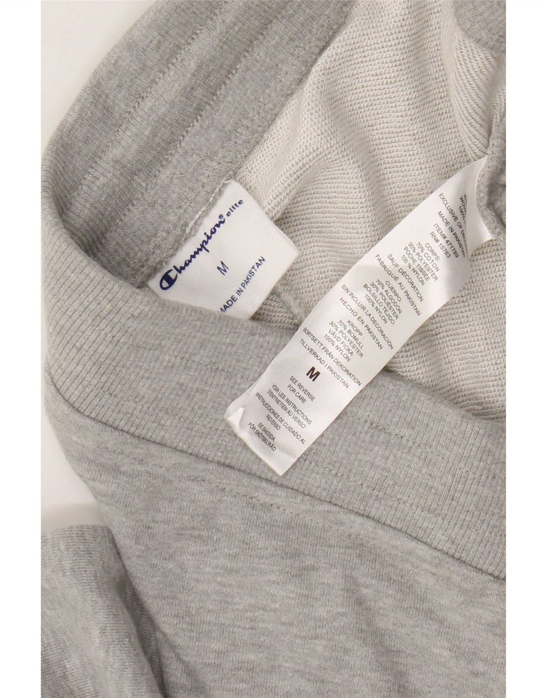 Champion Ανδρική φόρμα Cargo Παντελόνι Joggers Βαμβακερό μεσαίο γκρι