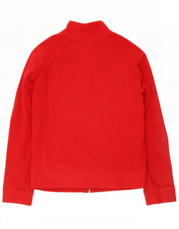 Adidas Γυναικείο Fleece Jacket UK 14 Medium Red