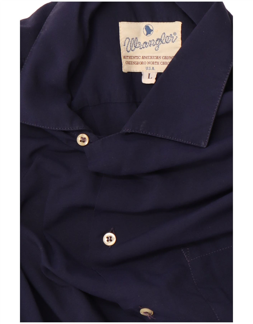 Ανδρικό κοντομάνικο πουκάμισο WRANGLER Μεγάλο Navy Blue