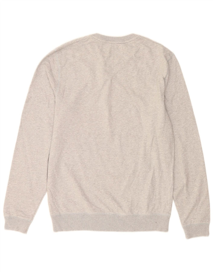 Jack Wills Ανδρικό γραφικό φούτερ Jumper Μικρό γκρι βαμβακερό
