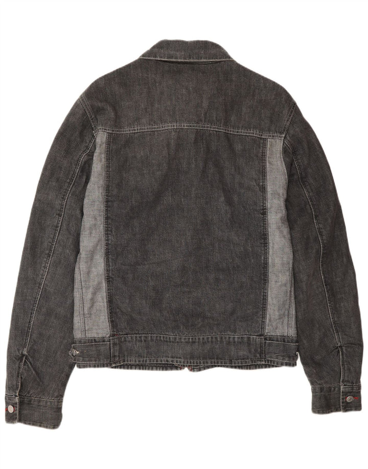 Ανδρικό τζιν μπουφάν Energie UK 40 Large Grey Colourblock Βαμβακερό