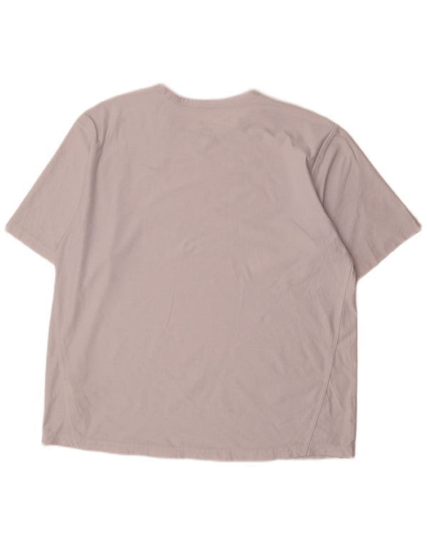 Ανδρικό T-shirt Nike Dri Fit Top UK 42/44 Large White Polyester