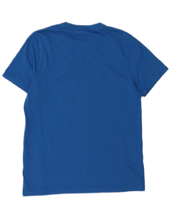 Ανδρικό γραφικό T-Shirt Mountain Warehouse Top Μεσαίο Μπλε Βαμβακερό