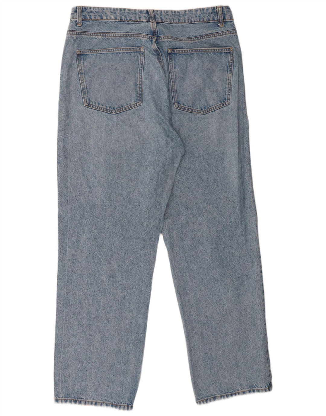 Zara Γυναικείο Straight Jeans EU 46 XL W36 L29 Blue