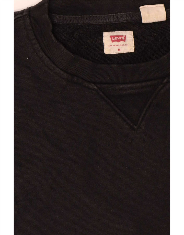 Ανδρικό φούτερ Levi's Jumper Μεσαίο μαύρο βαμβακερό