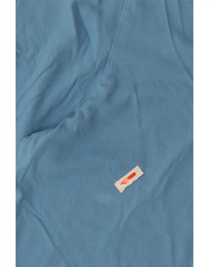 Ανδρικό T-Shirt Adidas Top μεγάλο μπλε βαμβακερό