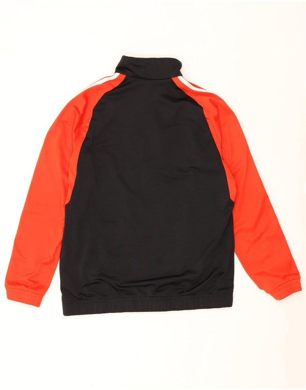 Κορυφαία φόρμα Adidas Boys σακάκι 15-16 ετών Μαύρο Colourblock Polyester