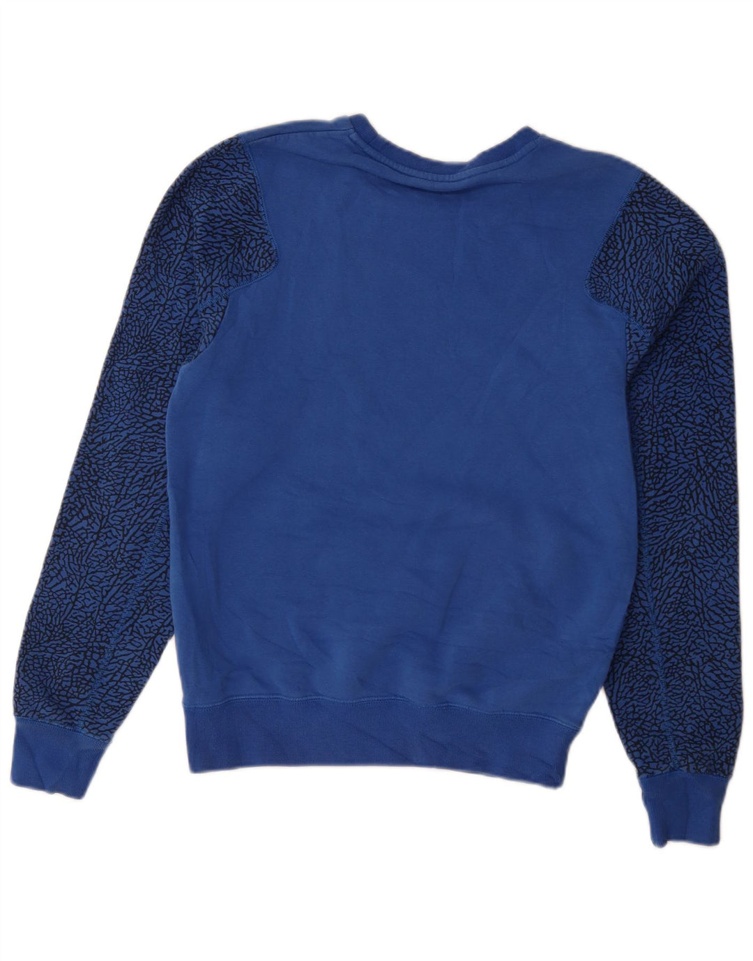 Ανδρικό φούτερ Jordan Abstract μοτίβο Jumper Μικρό μπλε βαμβακερό