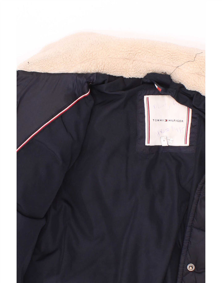 Tommy Hilfiger Girls Jacket padded 7-8 Years Navy Blue Polyester