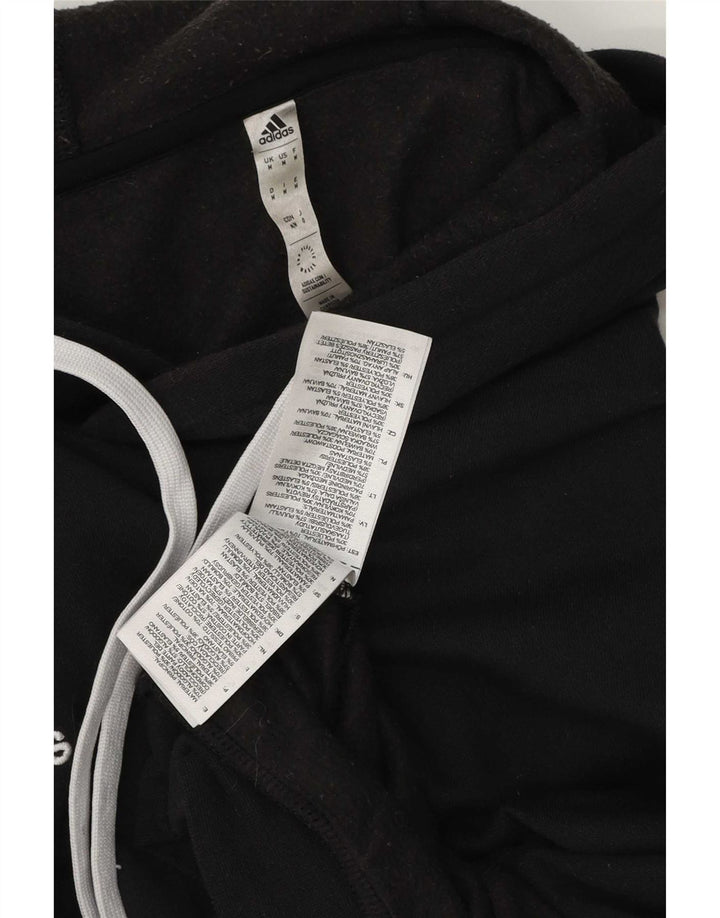 Ανδρικό φούτερ Adidas, μεσαίο μαύρο βαμβακερό