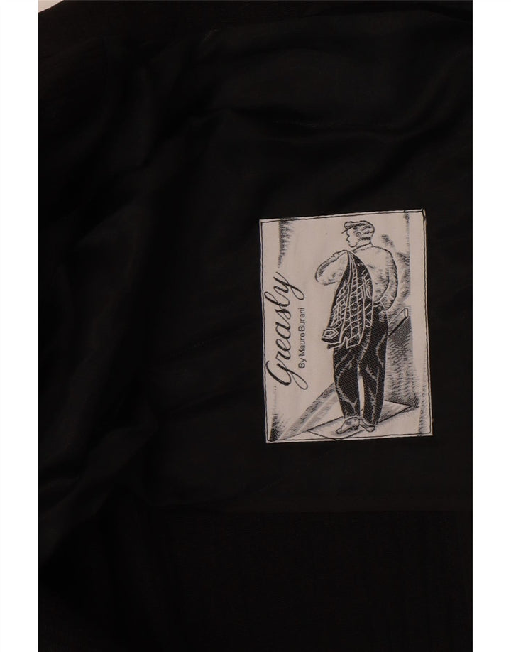 Vintage Ανδρικό σακάκι με 1 κουμπί UK 40 Large Black