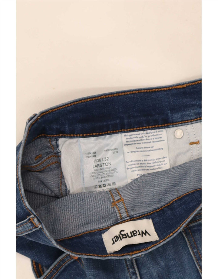 Ανδρικό τζιν Wrangler Larston Slim W36 L32 Μπλε βαμβακερό