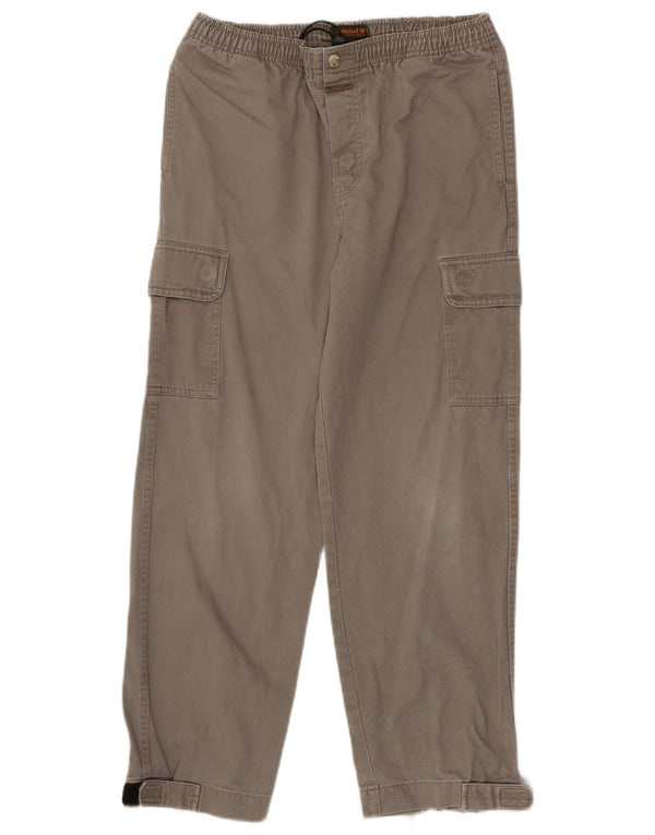 Timberland γυναικείο ψηλόμεσο παντελόνι Cargo US 12 Large W30 L27 Grey