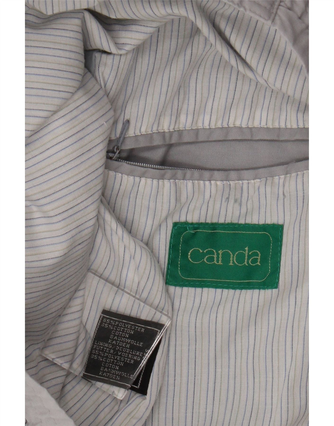 Canda Ανδρικό Bomber Jacket UK 42 XL Blue Polyester
