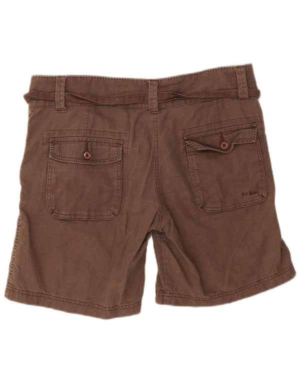 Fat Face Γυναικείο Σορτς Chino UK 14 Large W34 Καφέ Λινό