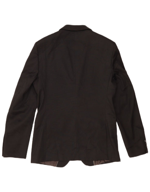 ZARA Ανδρικό σακάκι σακάκι με 2 κουμπιά EU 48 Μεσαίο μαύρο πολυεστέρα