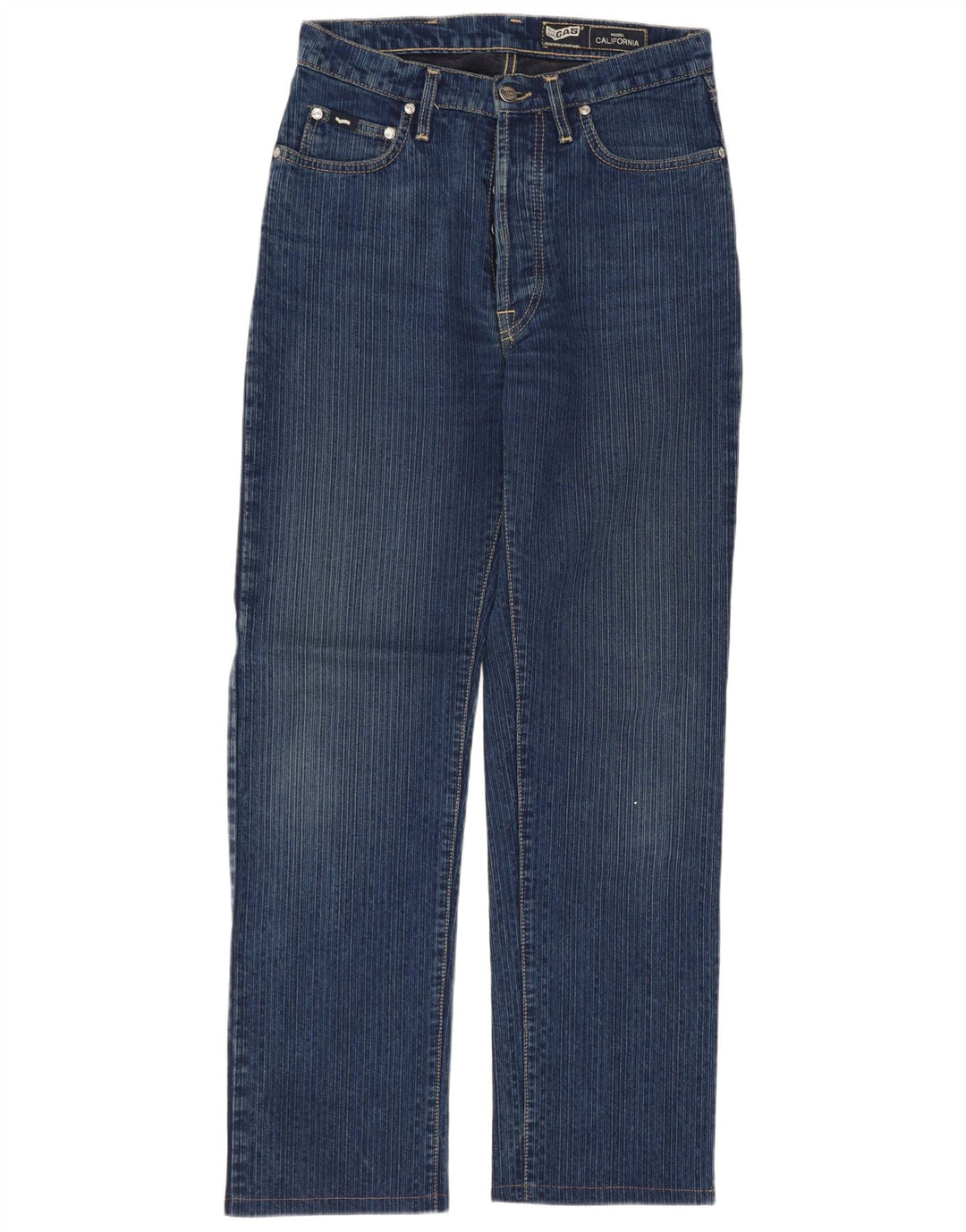 Ανδρικό τζιν Gas ίσιο W29 L29 Navy Blue Cotton