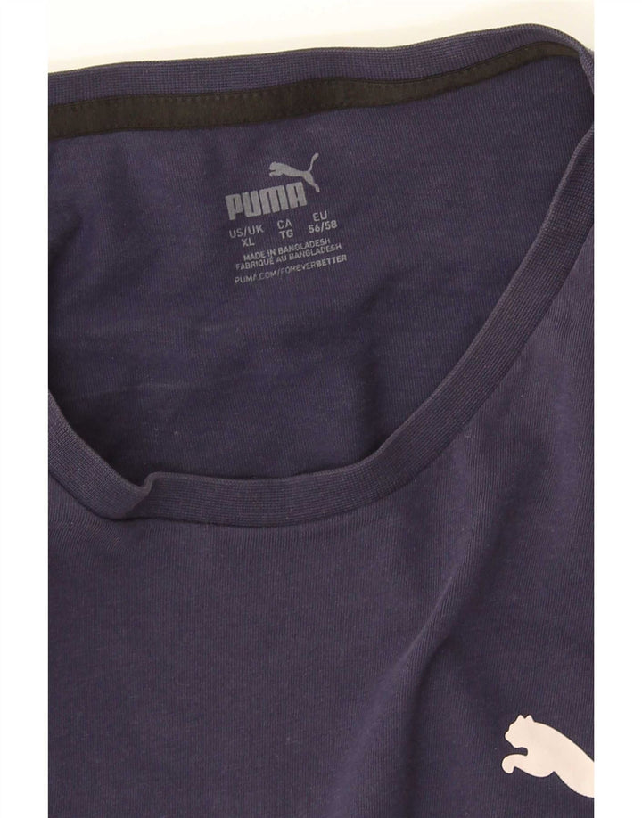 Ανδρικό T-Shirt Puma Top XL Navy Blue