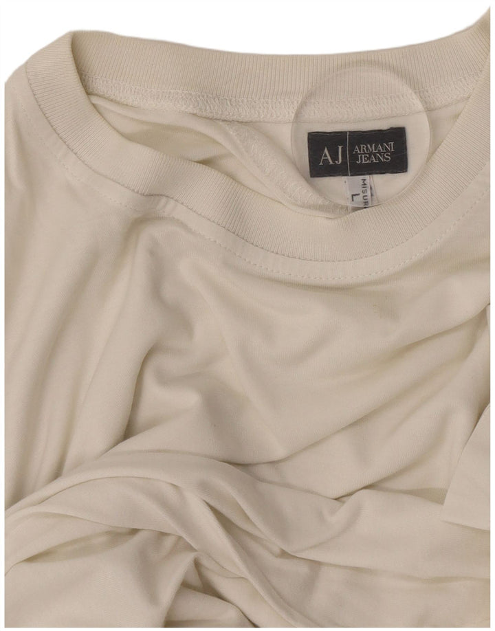Armani Jeans Ανδρικό T-Shirt Top Large Λευκό