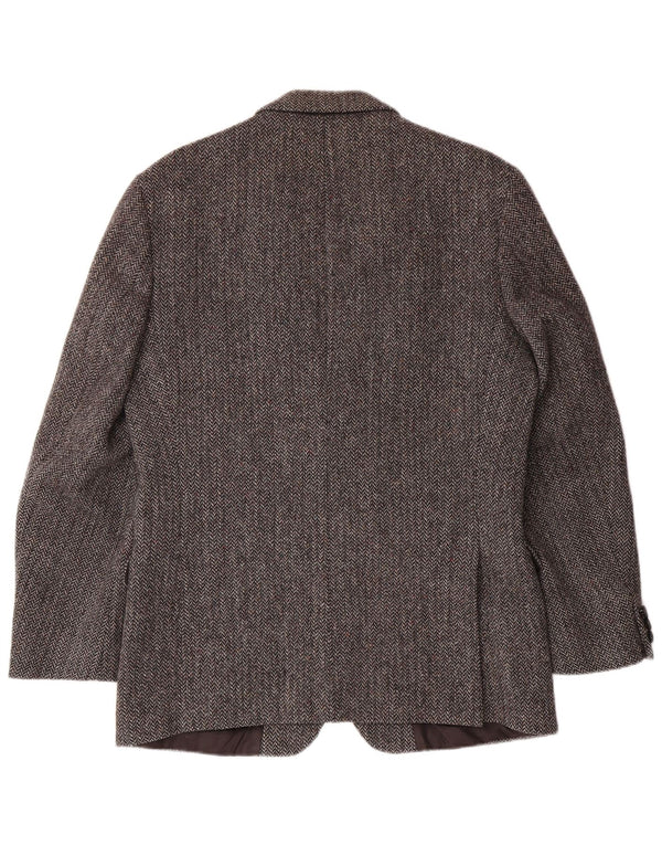 ST MICHAEL Ανδρικό σακάκι UK 40 Large Grey Ψαροκόκκαλο Classic