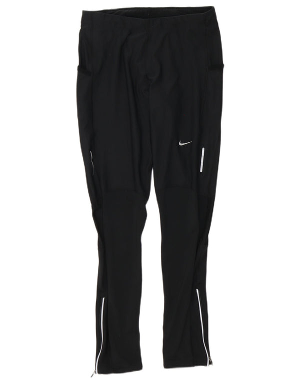 Γυναικείο κολάν τρεξίματος Nike UK 14 μεγάλο μαύρο πολυεστέρα