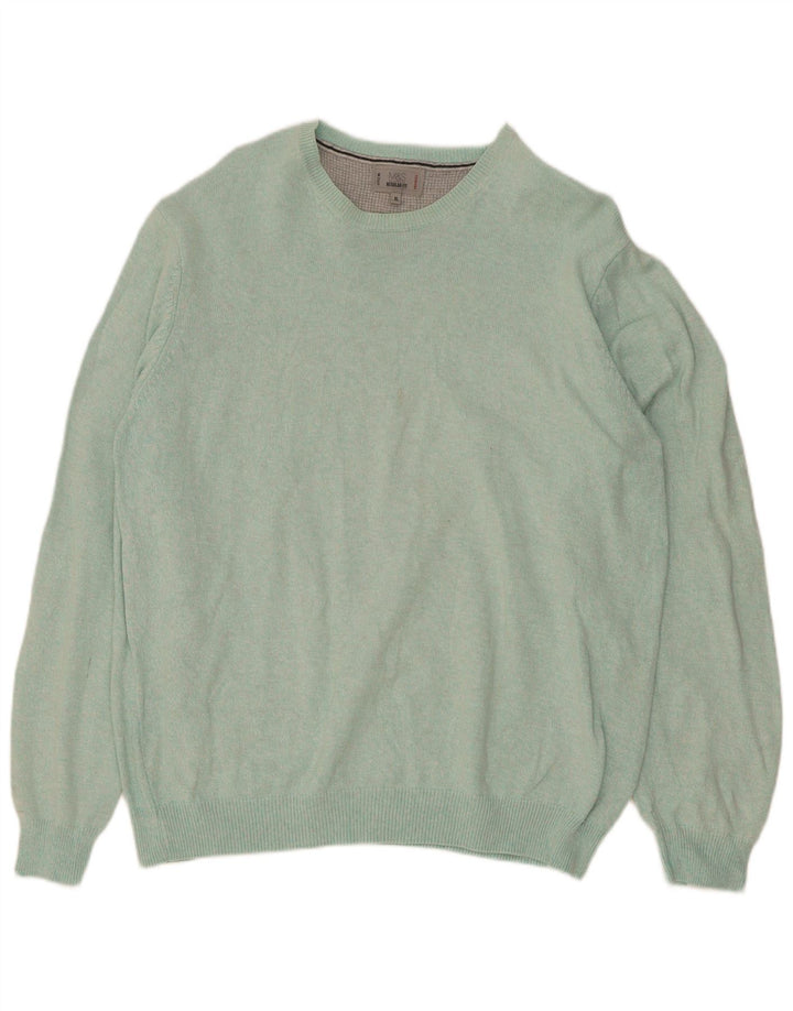 Ανδρικό πουλόβερ Marks & Spencer Regular Fit Crew Neck Jumper XL Blue