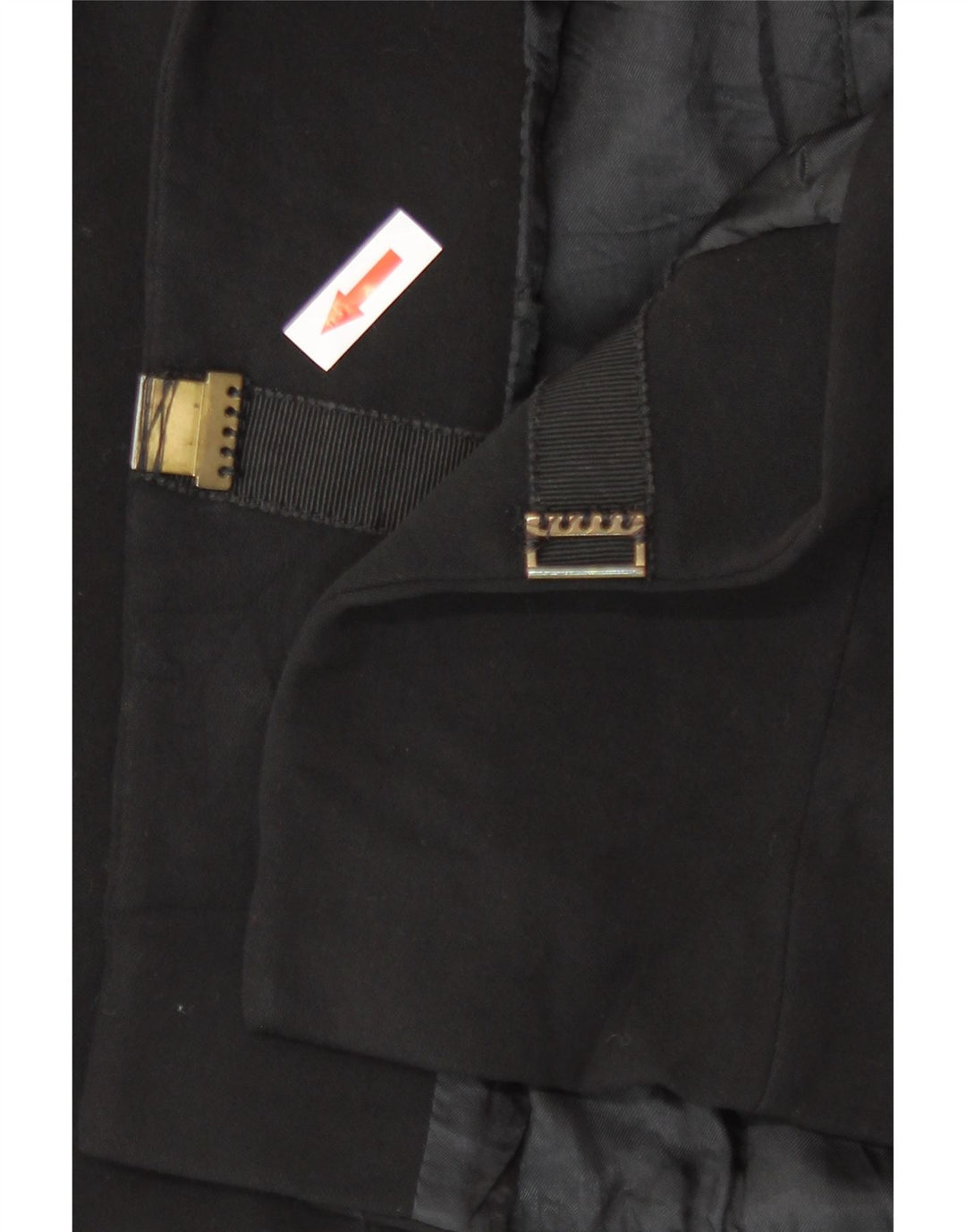 Valentino Γυναικείο μπουφάν Roma Open Blazer UK 4 XS μαύρο μαλλί