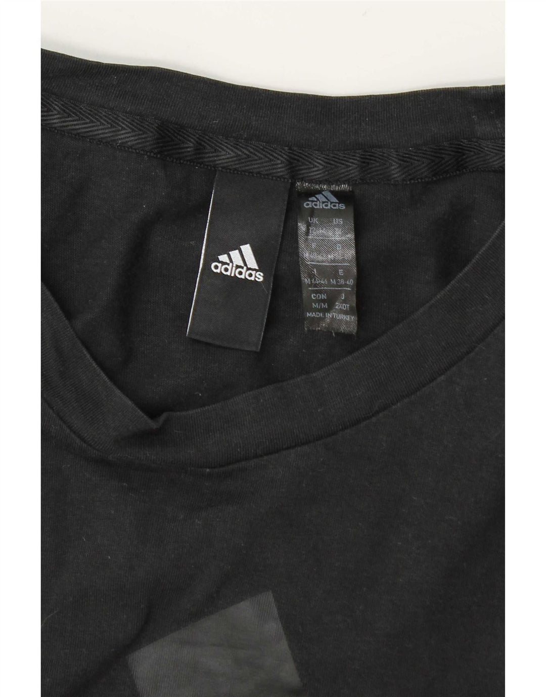 Γυναικείο γραφικό T-Shirt Adidas Top UK 12/14 Medium Grey