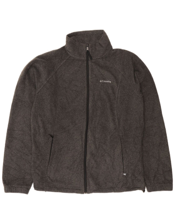 Columbia Γυναικείο Fleece Jacket UK 16 Large Grey Polyester