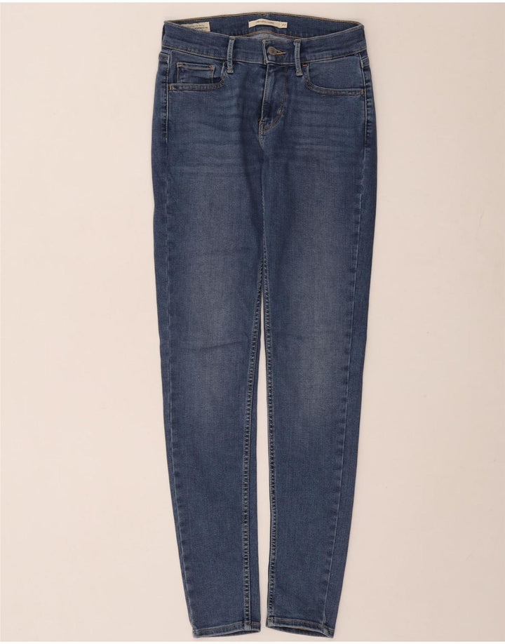 LEVI'S Γυναικείο 710 Super Skinny Jeans W27 L30 Μπλε Βαμβακερό