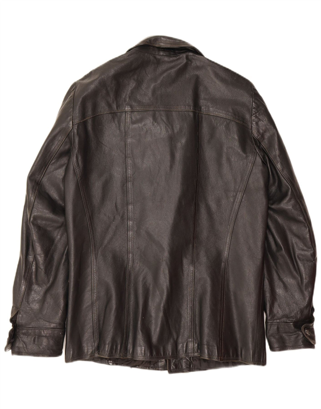 Vintage Ανδρικό Δερμάτινο Μπουφάν UK 36 Small Black