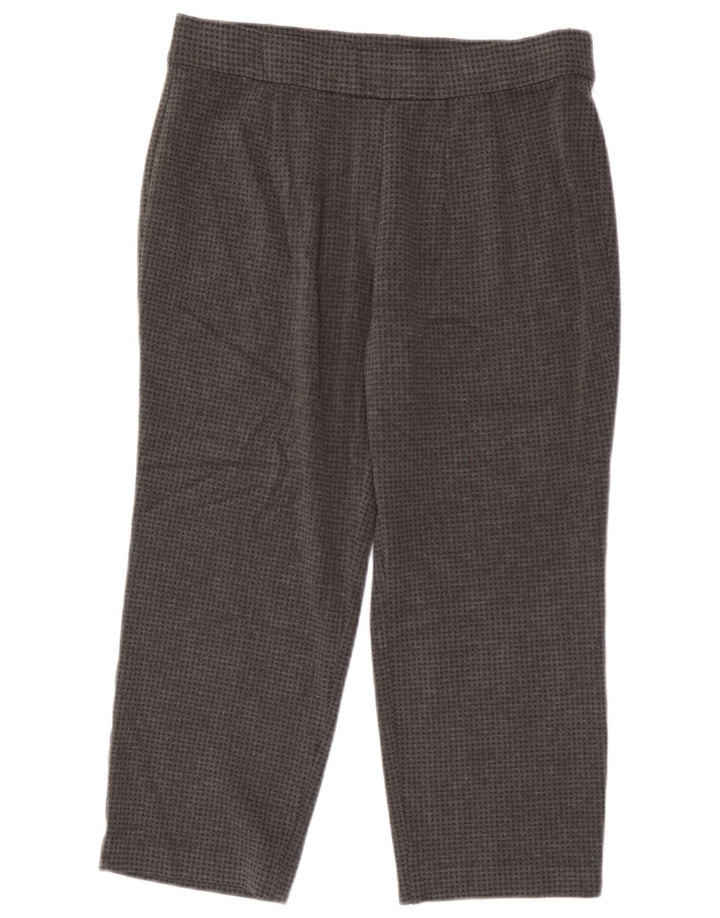 Marks & Spencer Γυναικείο Cropped Παντελόνι UK 16 Large W34 L23 Grey