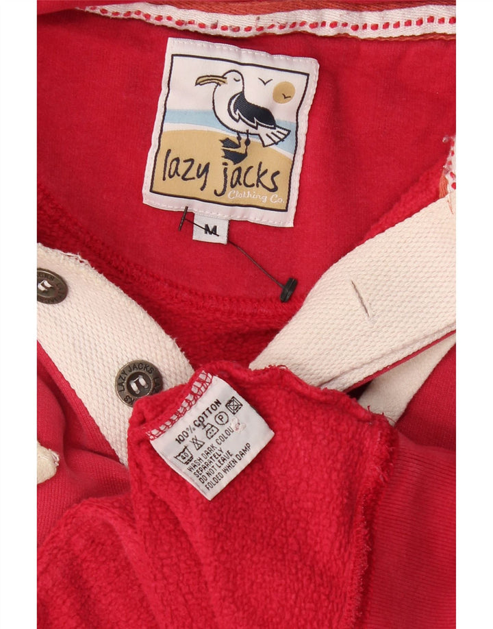 Ανδρικό γραφικό κουκούλα VINTAGE Μεσαίο κόκκινο βαμβακερό