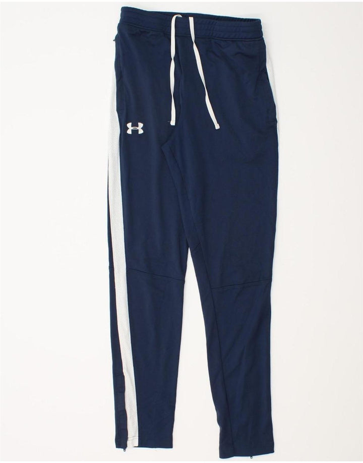 Ανδρικό παντελόνι αθλητικής φόρμας UNDER ARMOR Medium Navy Blue Colourblock