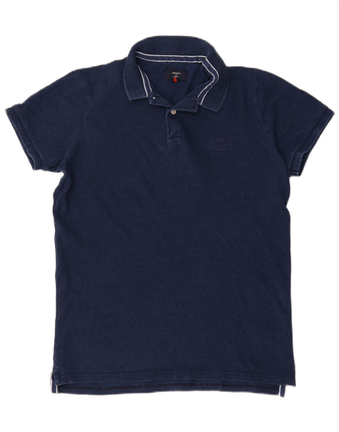 Ανδρικό μπλουζάκι πόλο Superdry XL Navy Blue Cotton