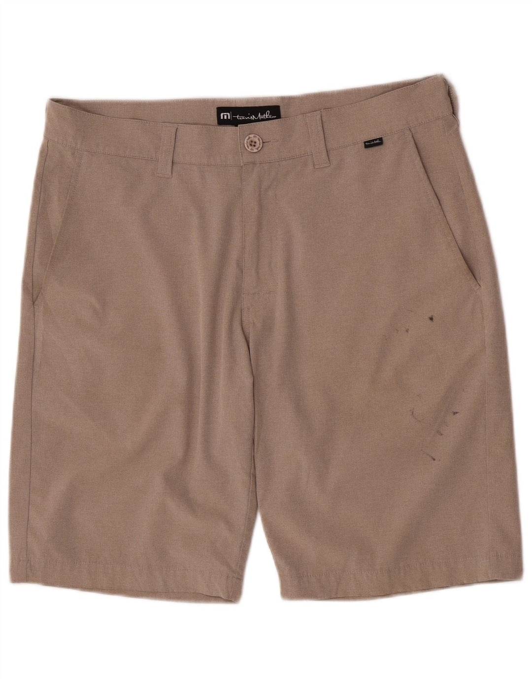Travis Mathew Ανδρικό σορτς Chino με κανονική εφαρμογή W32 μεσαίο μπεζ πολυεστέρα