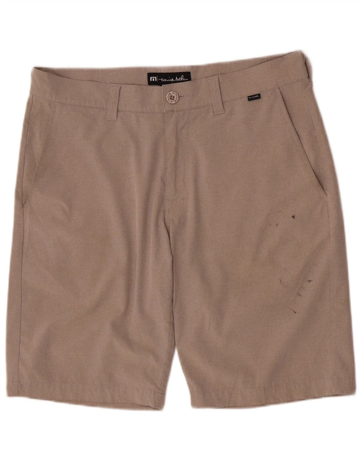 Travis Mathew Ανδρικό σορτς Chino με κανονική εφαρμογή W32 μεσαίο μπεζ πολυεστέρα