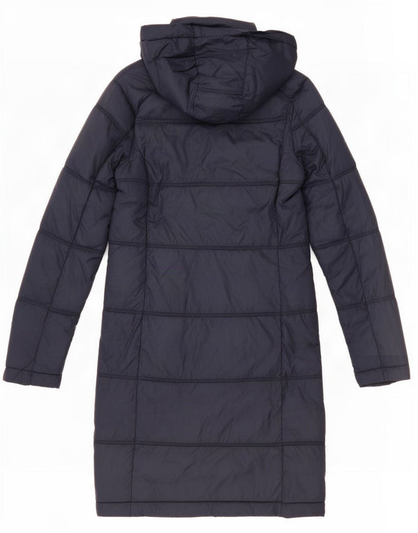 Fat Face Γυναικείο παλτό με κουκούλα UK 8 Small Navy Blue Nylon