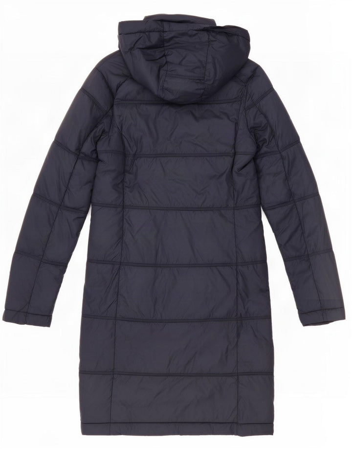 Fat Face Γυναικείο παλτό με κουκούλα UK 8 Small Navy Blue Nylon