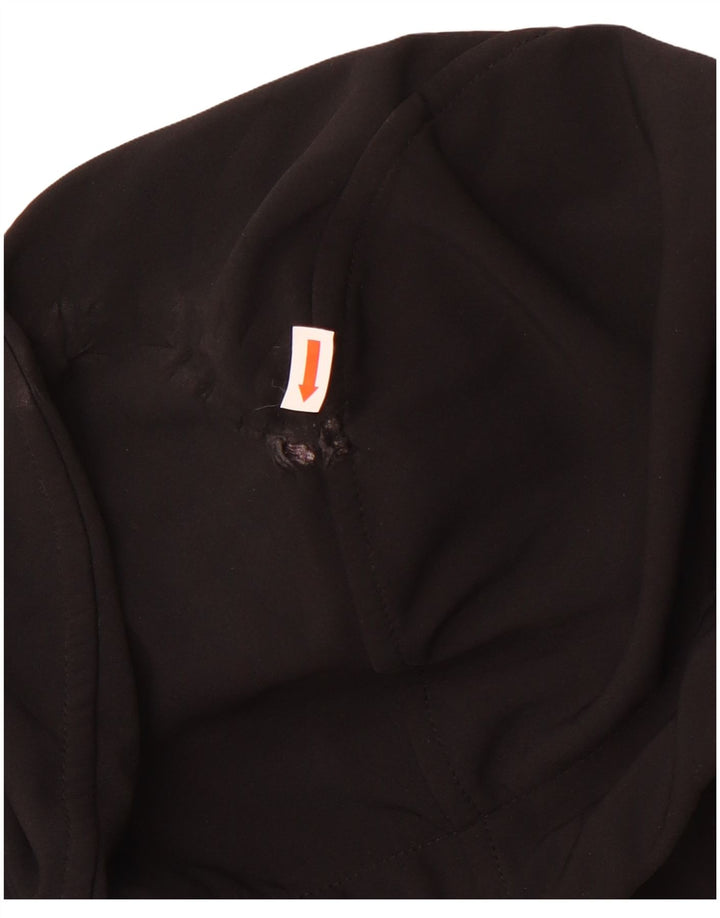 CMP Ανδρικό μπουφάν με κουκούλα αντιανεμικό UK 40 μεγάλο μαύρο χρώμα πολυεστέρα