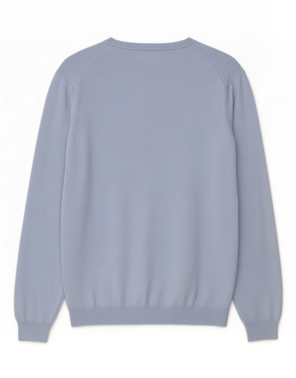 Ανδρικό πουλόβερ Replay Boat Neck Jumper XL Blue Cotton