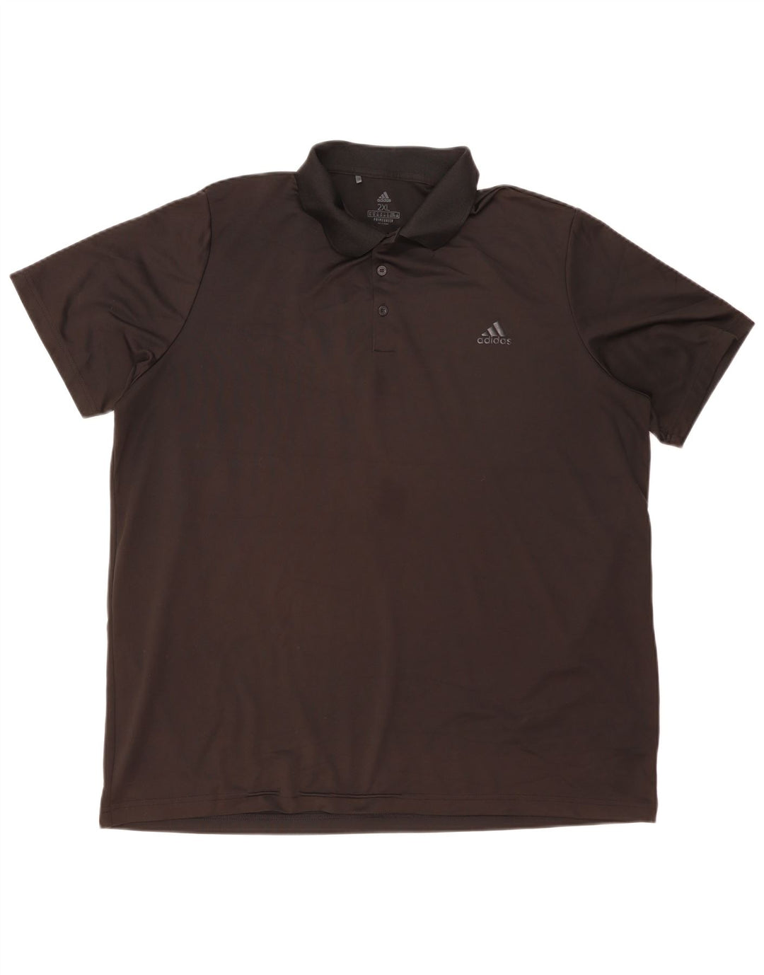 Ανδρικό πουκάμισο πόλο ADIDAS 2XL μαύρο πολυεστέρα