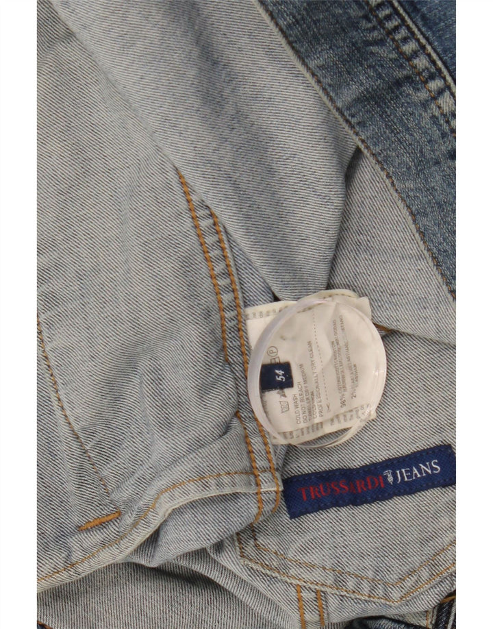 Trussardi Jeans Ανδρικό Τζιν Μπουφάν IT 54 XL Μπλε Βαμβακερό