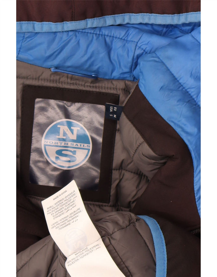 Ανδρικό μπουφάν με κουκούλα North Sails UK 38 Medium Grey Colourblock