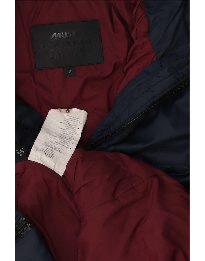 Musto γυναικείο μπουφάν με επένδυση UK 8 Small Navy Blue Polyamide