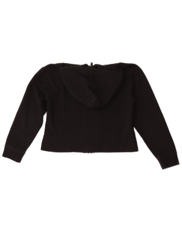 Jordan Girls Crop Zip Hoodie πουλόβερ 10-11 ετών Medium Black Sports