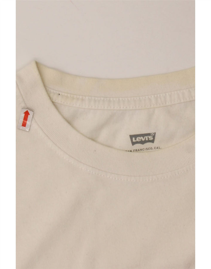 Γυναικείο γραφικό μπλουζάκι LEVI'S Top 10 Small White Colourblock