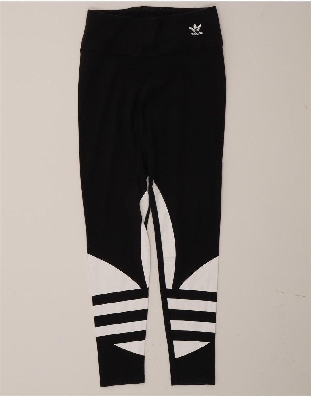 Γυναικεία γραφικά κολάν Adidas UK 10 Small Black Colourblock
